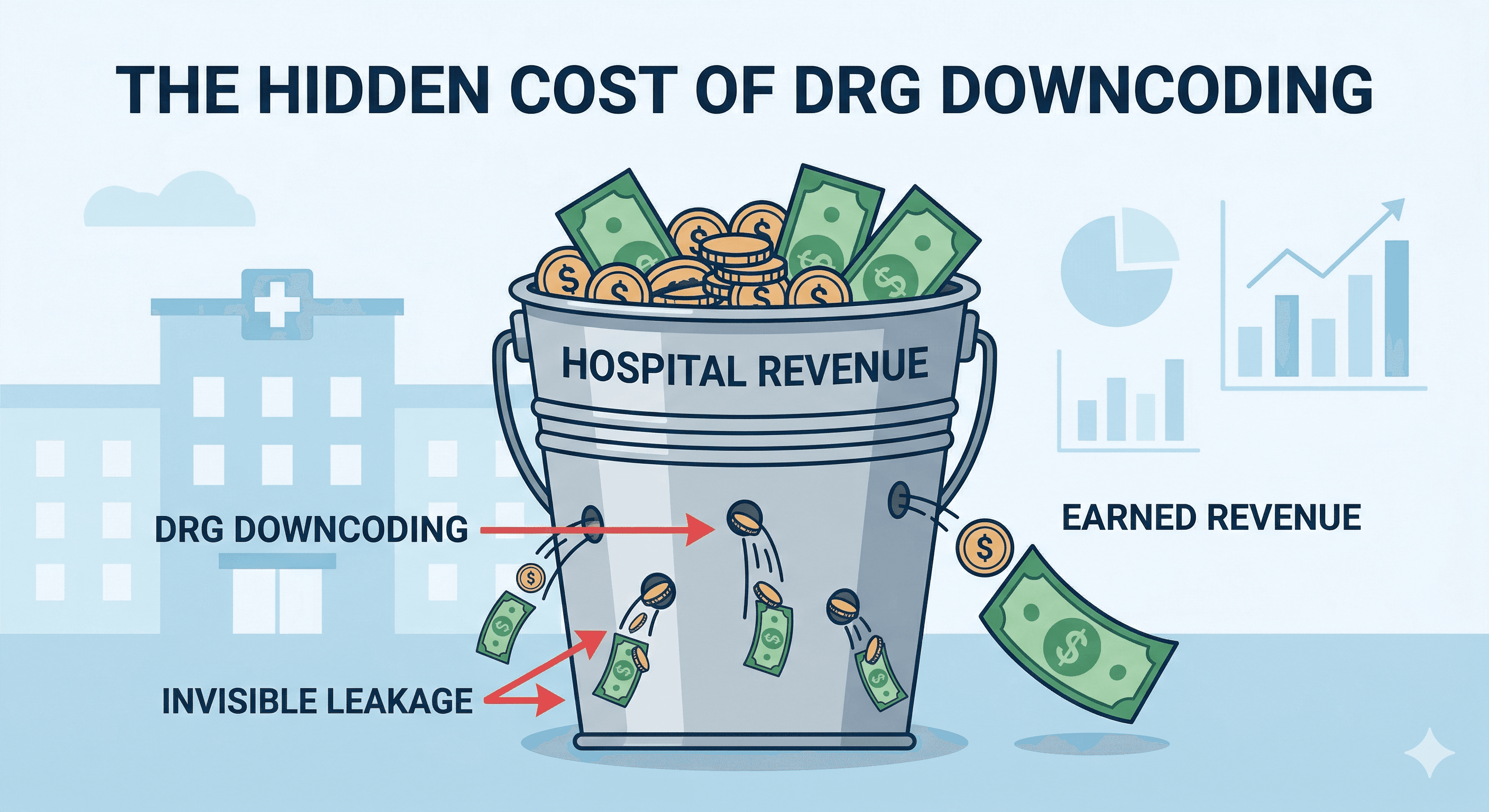 The Real Cost of DRG Downcoding: Is Your Hospital Missing Out on Earned Revenue?